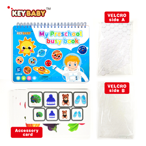 Libro de Actividades con Tarjetas y Pegatinas Magnéticas Reutilizables, Tema de Transporte Espacial, Libro Silencioso para Niños, Precio Económico - Product Image 3