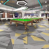 Tapis mural et de sol en polyester doux, à motifs abstraits, fabriqué à la machine, lavable, pour hôtels, casinos, fêtes