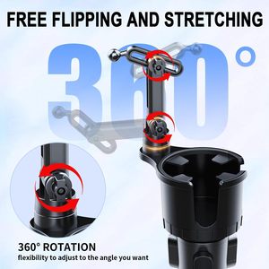 YWOR Soporte <span class=keywords><strong>para</strong></span> Teléfono de Coche Multiusos 2 en 1 con Rotación de 360 Grados, de ABS y Silicona, Compatible con el Tablero, Venta Caliente Transfronteriza - Product Image 4