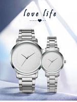Montres De Couple romantiques à Quartz fin pour hommes et femmes, article De luxe, marque Oem, vente en gros, papeterie De Style styliste, cadeau idéal