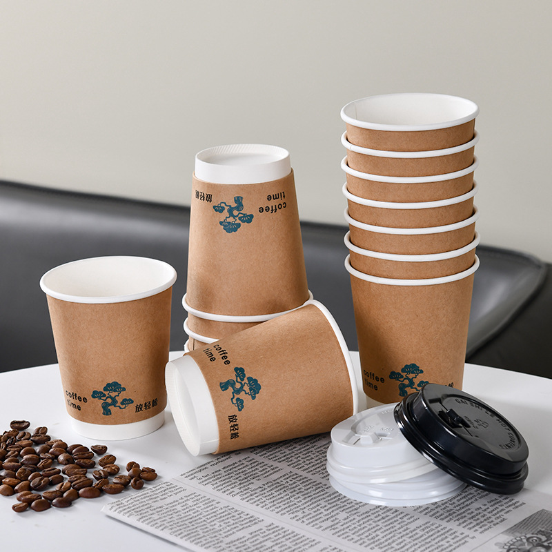 Tasse à café 8oz [280ml] à double paroi et épaissie - Détente