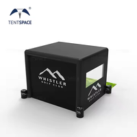 Tentspqce Boîtier de simulateur de golf intérieur/extérieur haut de gamme avec tente gonflable pour la pratique et la formation Tente gonflable