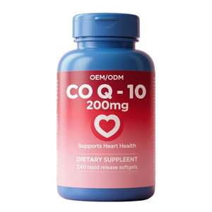 Suplemento Dietético OEM Solilan, Vitaminas de Calidad, CoQ10 400mg, Cápsulas Blandas de Coenzima <span class=keywords><strong>Q10</strong></span> en Venta - Product Image 1