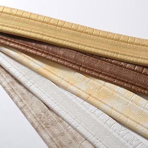 Jupe adhésive 3D <span class=keywords><strong>carrelage</strong></span> de luxe en Pvc, lignes de jupe autocollantes, panneau en matériau Pvc, à bas prix - Product Image 6