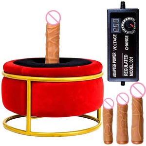Tabouret de stimulation <span class=keywords><strong>BDSM</strong></span> de luxe avec contrôleur de vitesse réglable et accessoires interchangeables pour l'entraînement des adultes - Product Image 1