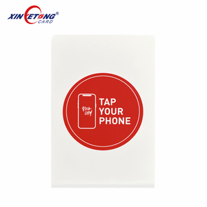Molde <span class=keywords><strong>gratis</strong></span> 150*100MM NFC sin contacto <span class=keywords><strong>Google</strong></span> <span class=keywords><strong>Play</strong></span> Tarjeta <span class=keywords><strong>de</strong></span> regalo <span class=keywords><strong>Google</strong></span> Review Tap Display Stand - Product Image 4
