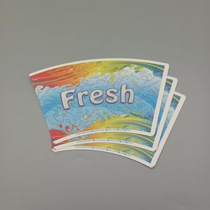 Customized <b>Printing</b> <b>Paper</b> Cup Fan Blank Raw Material For <b>Paper</b> Cup Making - Product Image 5