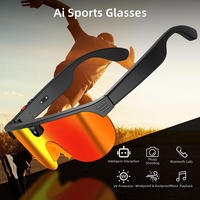 Lunettes de sport intelligentes AIMB-G5 pour le cyclisme en extérieur avec capture photo et vidéo par IA, traduction en temps réel et stabilisation intégrée