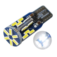 Ampoule LED T10 4014 30 LED Blanche W5W 30SMD Sans Erreur pour Voiture, Éclairage Intérieur 194 LED, Accessoire d'Éclairage Intérieur pour Véhicules