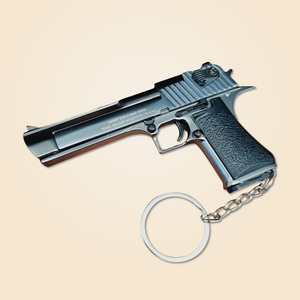 Llaveros de <span class=keywords><strong>Pistola</strong></span> de Juguete Desert Eagle de Metal de 9 cm, Varios Estilos, Precio de Fábrica - Product Image 2