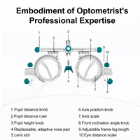 Aist Optics Optical Instruments Trial Frame Optometry Adjustable Text Frame TF-M9 Ophthalmic Trial Frame Optometry Instrument