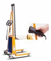 Chariot de poste de travail 100 à 200 kg Mini chariot élévateur électrique empileur de laboratoire positionneur de travail de bureau chariot élévateur