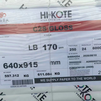 Hi-Kote Marken-Beschichtetes Kunstdruckpapier 80g/m² 90g/m² 105g/m² 115g/m² 150g/m² C2S Beschichtetes Mattes und Glänzendes Couche-Papier
