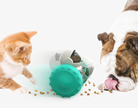 Robot distributeur de nourriture interactif animal de compagnie lent traiter jouet chiens nourriture Puzzle mangeoire jouets