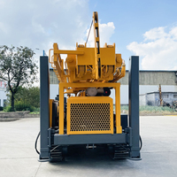 Foreuse rotative sur chenilles tout-terrain JDT JDQZ-1000 à moteur diesel Cummins, certifiée CE, pour puits d'eau, profondeur maximale 1000m, avec pompe et moteur