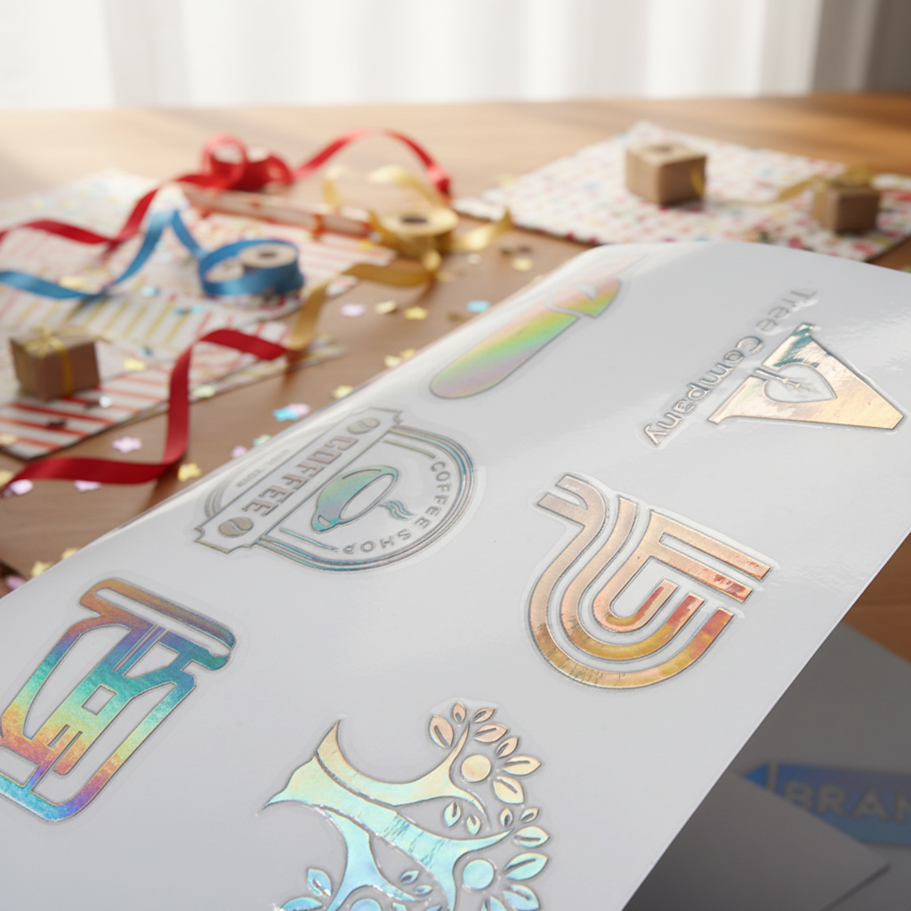 Custom Laser Printed Personalized Logo Professional Quality Eco-friendly Packaging Label Transfer Printing Sticker Sheets