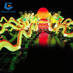 JN-FL-RT99 كبيرة فانوس مهرجان الصينية التنين الزينة - Product Image 3