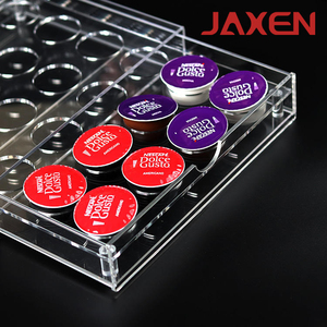 Cajón de Almacenamiento de Cápsulas <span class=keywords><strong>Dolce</strong></span> <span class=keywords><strong>Gusto</strong></span> de Plástico/Acrílico Transparente, Soporte para 24 Cápsulas de Café, Tipo Vertical, Multifuncional para Cocina - Product Image 5