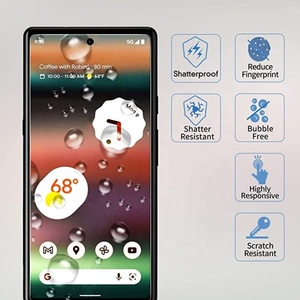 Venta Directa de Fábrica, Protector de Pantalla de Silicona de Repuesto para Google Pixel 4a 5a 6a, Vidrio Templado con Impresión de Seda - Product Image 2