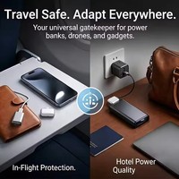 Dispositif d'arrêt automatique pour téléphones mobiles – Détache le chargeur, sépare la batterie à pleine charge – Chargeur USB-C intelligent 140W à arrêt automatique