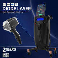 Láser de Diodo BOSLASER de Uso Comercial 808 755 940 1064 con Analizador de Piel con IA y Enfriamiento por Hielo para Spa Médico