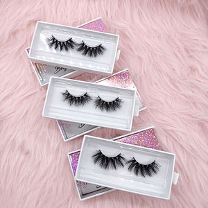 Großhandel 25mm 18mm 6d 3d Slik Vegan Faux Nerz Wimpern Weiche Handelsmarke Mit Silk Lash Bulk Vendor - Product Image 3