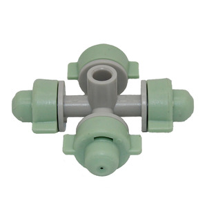4 <span class=keywords><strong>Way</strong></span> Outlet <span class=keywords><strong>Fogger</strong></span> Cho Hệ Thống Thủy Lợi Nhà Kính Phun Sương - Product Image 1