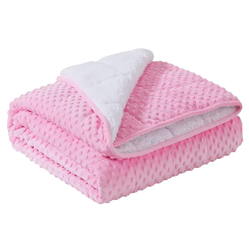 2024 Factory Customized High Quality King Quilted Therapy Blanket Thick Comfortable Portable Blanket Home Hot Selling