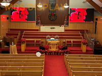Shenzhen MDS LED mur vidéo intérieur plein et couleurs vives écran haute définition P1.51 P1.86 P2.6 écran HD pour l'église