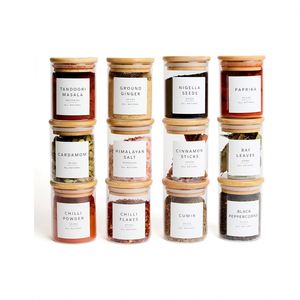 Customizable 16/8 Oz Borosilicate Glass Food <b>Storage</b> <b>Jars</b> with Acacia Wood Lids Back to School Freezer Safe & Heat Resistant - Product Image 1