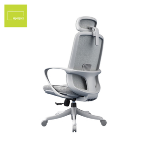 Chaise de bureau pivotante ergonomique moderne KEPO à dossier haut en tissu maillé pour la maison et le bureau - Product Image 4