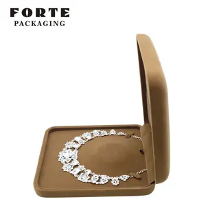 FORTE最畅销的天鹅绒项链盒现代吊坠首饰盒显示