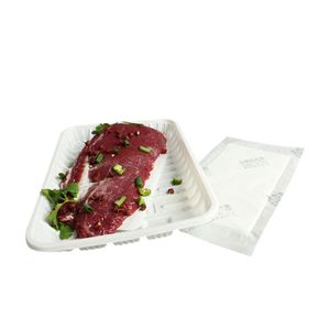 High Quality Food <b>Meat</b> Pad Soaker Absorbent Pad for Tray <b>Meat</b> Pack 7 Days Food Grade and Eco-friendly White, Black 3000pcs/ctn - Product Image 1