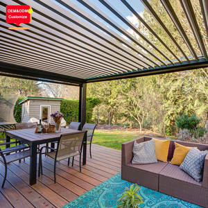 Pérgola de Aluminio de Gran Tamaño con Techo de Láminas Automático y Control Inteligente por Aplicación para el Patio Trasero - Product Image 2
