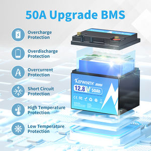 Ab abd stok ücretsiz kargo 12V 50AH 640wh LiFePO4 pil lityum demir fosfat pil güneş enerjisi enerji depolama RV deniz - Product Image 5