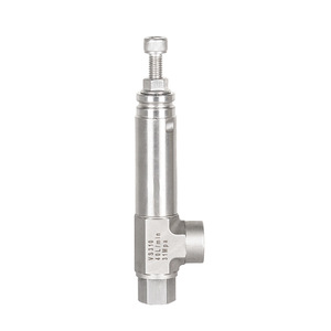 Soupape de sécurité en acier inoxydable Vs310, 40L min, 31Mpa, port 1/2 pouce pour systèmes d'eau haute pression - Product Image 1