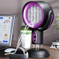 Extracteur de fumée domestique compact, extracteur de fumée de cuisine, faible bruit, éliminateur de fumée et d'odeurs, filtre à fumée pour la cuisine à domicile, le bureau