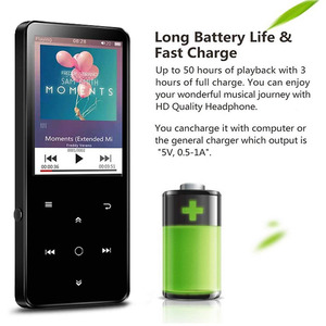 Benjie K11 Chất Lượng Cao 2.4 Inch Mp3 Âm Nhạc Máy Nghe Nhạc Với Màn Hình Cảm Ứng FM Đài Phát Thanh Bluetooth E-Book Đọc Sách Ghi Âm Chức Năng - Product Image 4