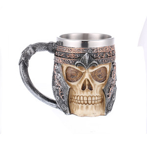 <strong>Skull</strong> Bones <strong>Mug</strong> SKA04 SKA34 Goblet Set Coffee <strong>Mug</strong> <strong>Skull</strong> Beer <strong>Mug</strong> Stainless Steel Fpr Party Gift Home - Product Image 5