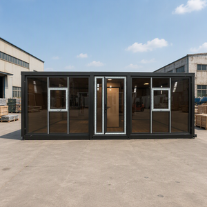 Casa Contenedor Modular Expandible <span class=keywords><strong>de</strong></span> Doble Ala con Estructura <span class=keywords><strong>de</strong></span> Acero y Paneles Sándwich, con Ventanas, para Uso Comercial en Exteriores - Product Image 1