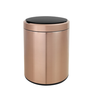 Home smart bin sensor 9L 12L round shape induction kitchen automatic trash can indoor stainless steel sensor bin