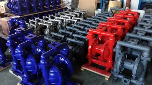 Cast Iron Double Layer Pneumatic Diaphragm Pump Import And Export 1.5 Inch Water Pump