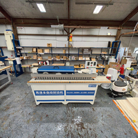 Machine à chants automatique WF902 Mustang pour la production de MDF, machine à travailler le bois avec fonction de collage, moteur, composant principal