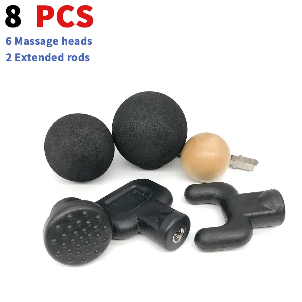 8個Massage Tool Adapter - Percussion Jig Saw Massager Tip & BitためJigsaw、Personal Massage Tool