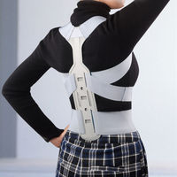 Cinturón de Soporte Ajustable para Corrección de Postura, Corrector de Postura para Espalda, Clavícula, Columna Vertebral, Hombros y Zona Lumbar