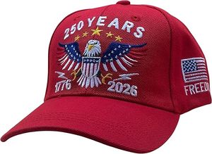Casquette de baseball en coton vintage à 6 panneaux, broderie personnalisée patriotique, ajustable, pour hommes et femmes - Product Image 5