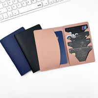 Porte-passeport en cuir PU épaissi de haute qualité, logo personnalisé, étui pour passeport, porte-cartes de visite