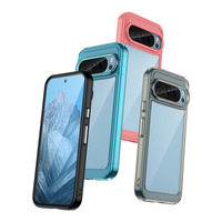 Coque de téléphone transparente en acrylique mince antichoc pour Google Pixel 6A 7 8 9 10 Pro XL Étui transparent avec étui inclus