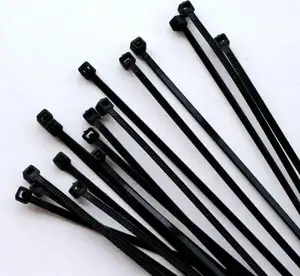 Plastic cable ties self-locking nylon cable ties factory production supports customization