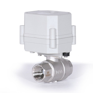 Válvula moduladora de válvula eléctrica proporcional 0-5V entrada SS304 de bola de 2 vías 1/2 DN15 V - Product Image 6